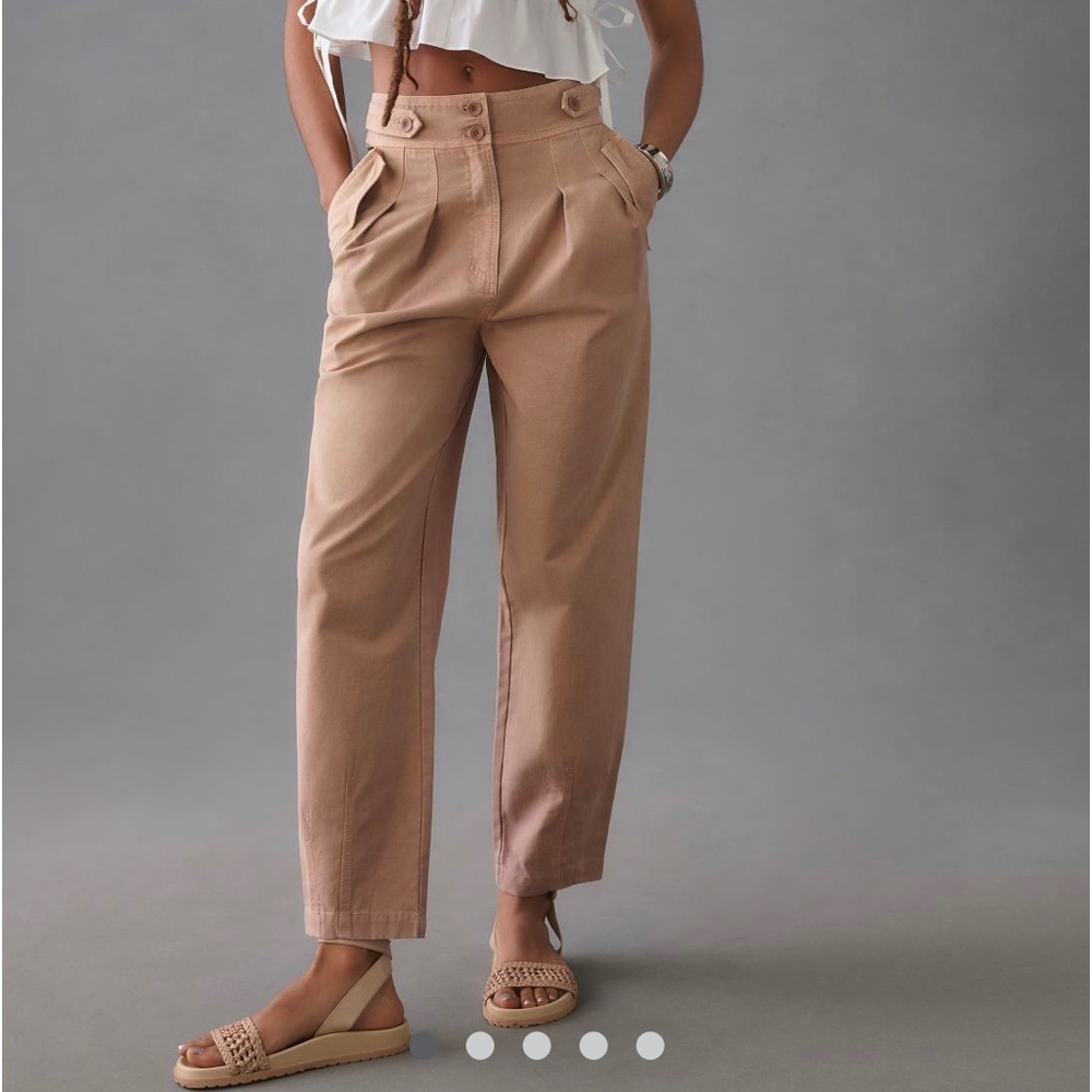 Anthropologie Moon River Pleated Trousers-M